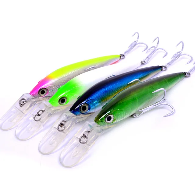 Trulinoya Deep Sea Fishing Lure 180mm 86g 3 - 5 Meters Trolling Minnow Bait Game Saltwater | Спорт и развлечения