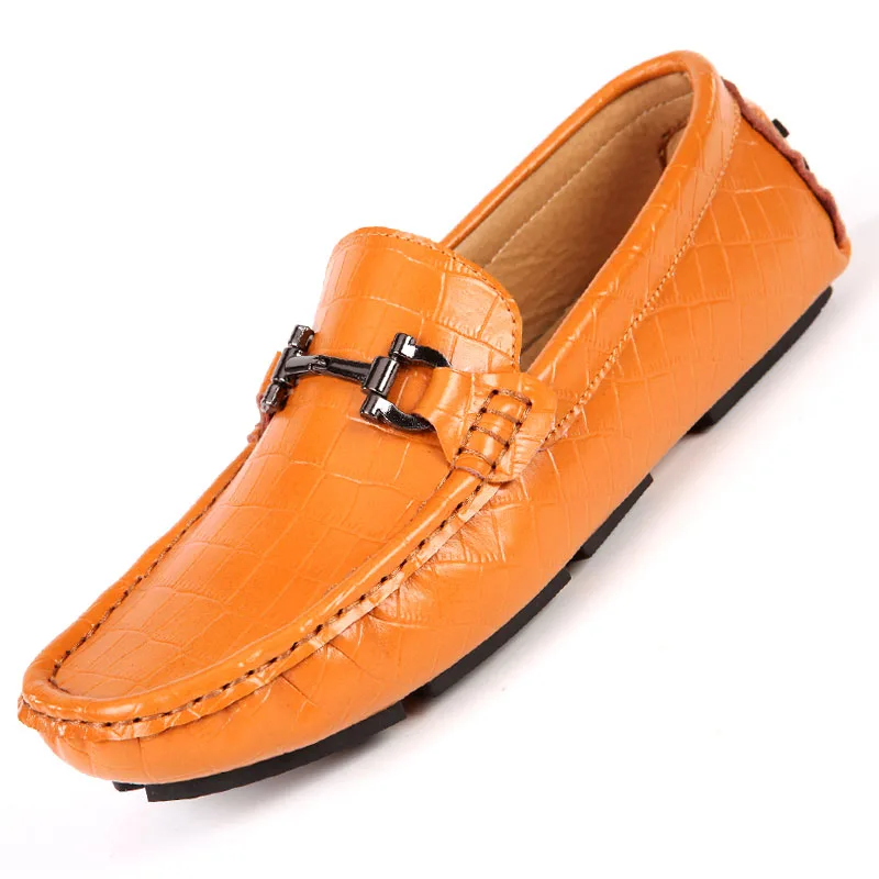 WDE-1886-Brown Мужская обувь летние дышащие Повседневное мужские туфли Лоферы слипоны Для мужчин автомобиля обувь Gommino для вождения обувь Для мужчин s лодочные Мокасины белого цвета - Цвет: WDE-1886-Brown