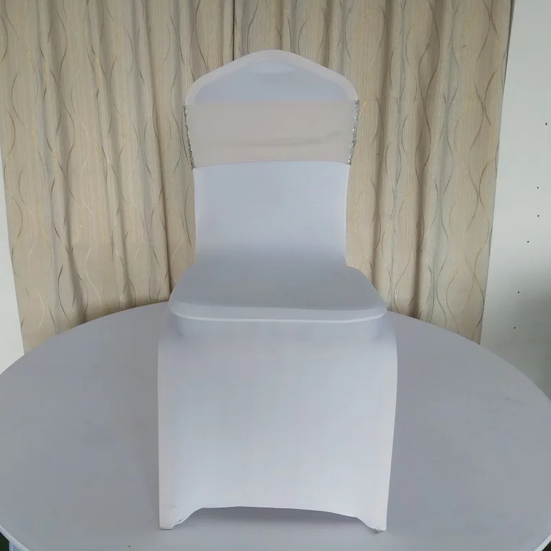 Marious 100 шт сетка блестки стул створки крышка свадьба вечеринка банкет блесток