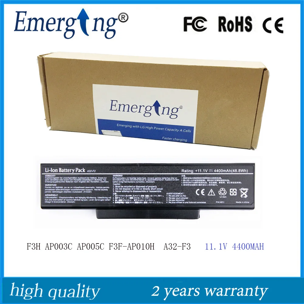 Новый аккумулятор для ноутбука ASUS F3H 10 8 В 4400 мА/ч AP003C AP005C F3F AP010H Z53 M51 Z94 A9T F3 F3S F3K F3T F3SV