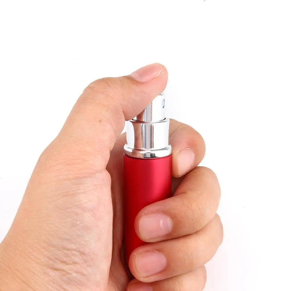 Портативный мини флакон для духов 5 мл алюминиевый распылитель пустой парфюмерии