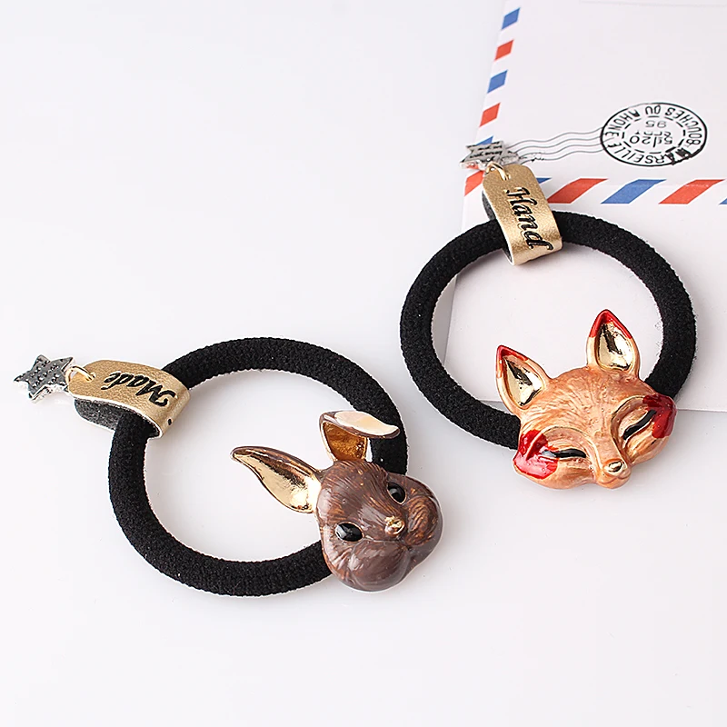 М мизм мультяшная резинка для волос с животными Женская аксессуары женские