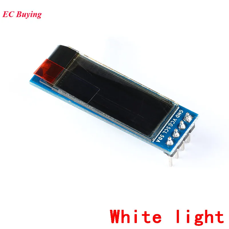 OLED дисплей SSD1306 0 91 дюйма 128x32 DIY модуль I2C IIC серия &quot 128*32 ЖК экран для Arduino белый 4P