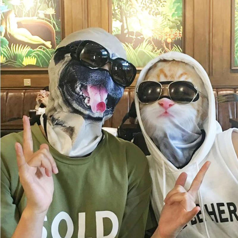 Велосипедные маски для лица Pet avatar наружная Ветрозащитная маска велосипедиста
