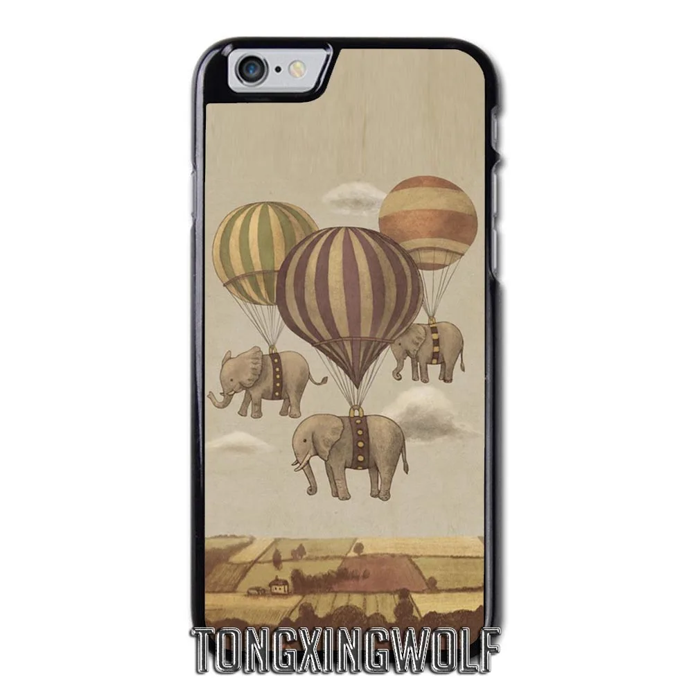 Летающие сердца Слоны чехол для iPhone 4 4S 5 5C 5S SE 6 6S 7 8 Plus x Xiaomi Redmi Note oneplus 3 t 4x3 S |