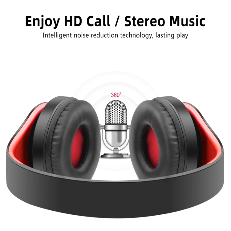 ZAPET Новое поступление красочные стерео аудио Mp3 Bluetooth гарнитура складные беспроводные наушники Поддержка SD карты с микрофоном