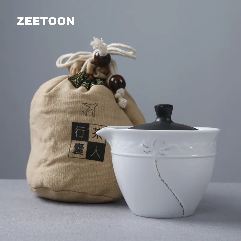 Zen Японский портативный чайный набор для путешествия быстрая чашка креативная
