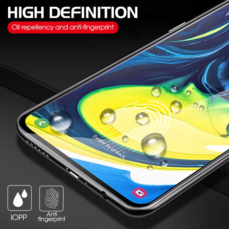 A90 закаленное стекло для Samsung Galaxy 2019 защитный чехол экрана полное покрытие SM-A805F 6 7