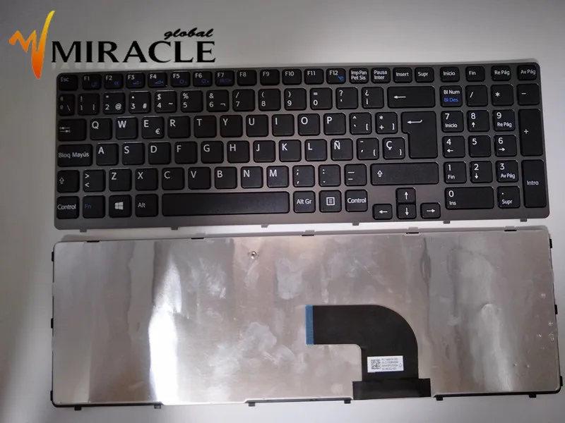 Починить вас жизнь AEHK5P020203A 9Z.N6CSQ.K0S для Sony Vaio SVE15 SVE-15 SVE151 SVE1511 испанский язык