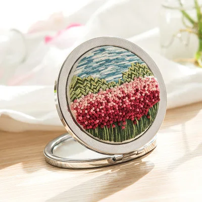 Ленты вышивка DIY цветы сумки кошелек сумочка рукоделие крестиком Набор для