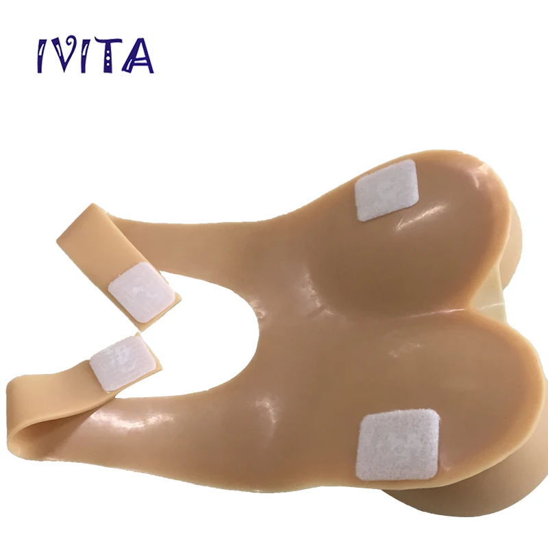 Реалистичная поддельная грудь IVITA 3600 г Suntan Искусственные Силиконовые формы для