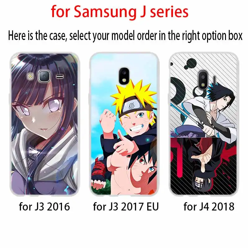 Ботинки в стиле аниме «Naruto Akatsuki дизайн для чехол для телефона samsung Galaxy j6 J8 J7 J5 J3 J4 Plus J610 Prime Мягкий силиконовый чехол