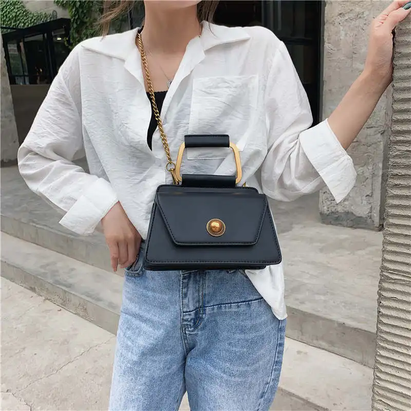 2019 хит продаж Модные женские Сумки из искусственной кожи с цепочкой сумка на