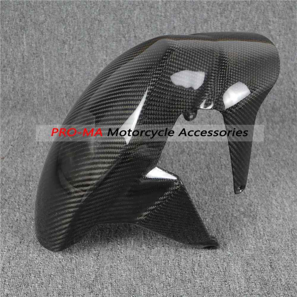 Переднее крыло мотоцикла из углеродного волокна для Aprilia shiver 2007-2010 Twill