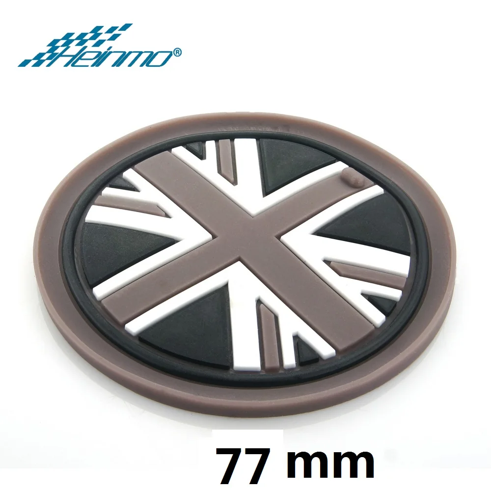 Grey Jack 7.7cm Для MINI Cooper R56 R50 R53 R55 R60 F55 F56 F54 F60 автомобильные аксессуары наклейка держатель стакана воды коврик для MINI Countryman Clubman - Название цвета: Grey Jack 7.7cm