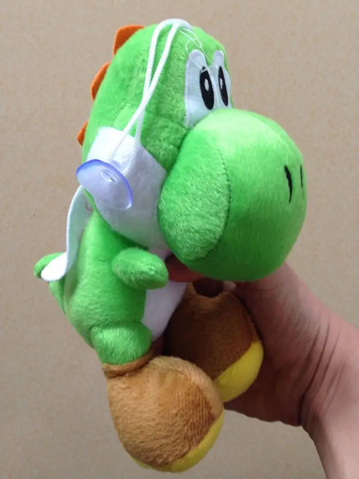 Милый супер Марио Bros фигурка Мягкая кукла плюшевые мягкие игрушки сидящий Йоши 7in