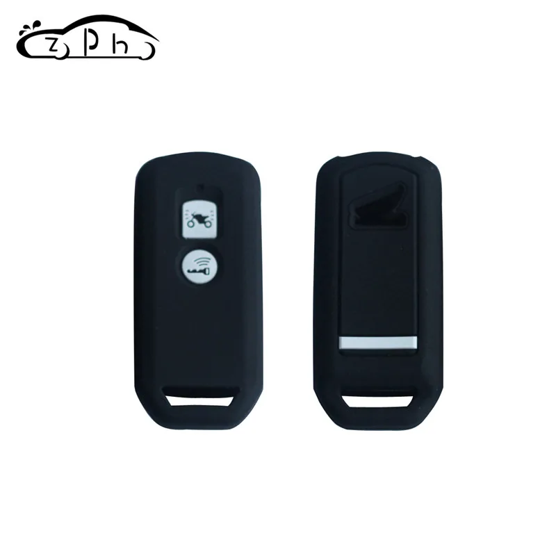 2 Button Silicone Smart Motor Key Cover Case Shell for Honda PCX 150 Hybrid X-ADV SH125 Scoopy SH300 Forza 125 2018 Motorcycle | Автомобили