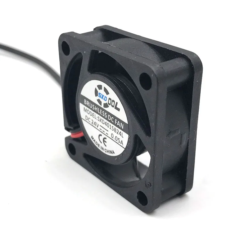 SXDOOL SXD4015B24L 40*40*15 мм двойной шариковый подшипник DC 24V 0.05A 2P 4000 об/мин 5.8CFM осевой