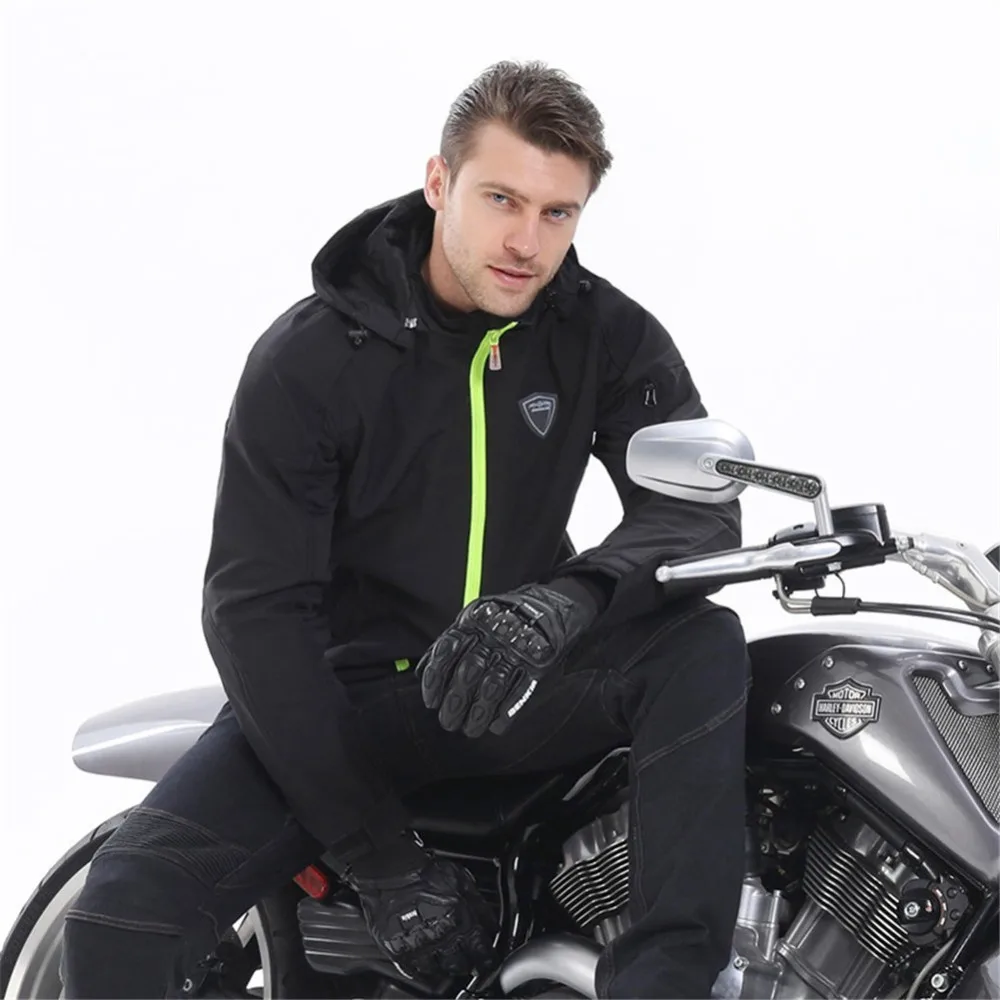 BENKIA JS62 Мужская мотоциклетная куртка зимняя ветровка для езды на мотоцикле защита