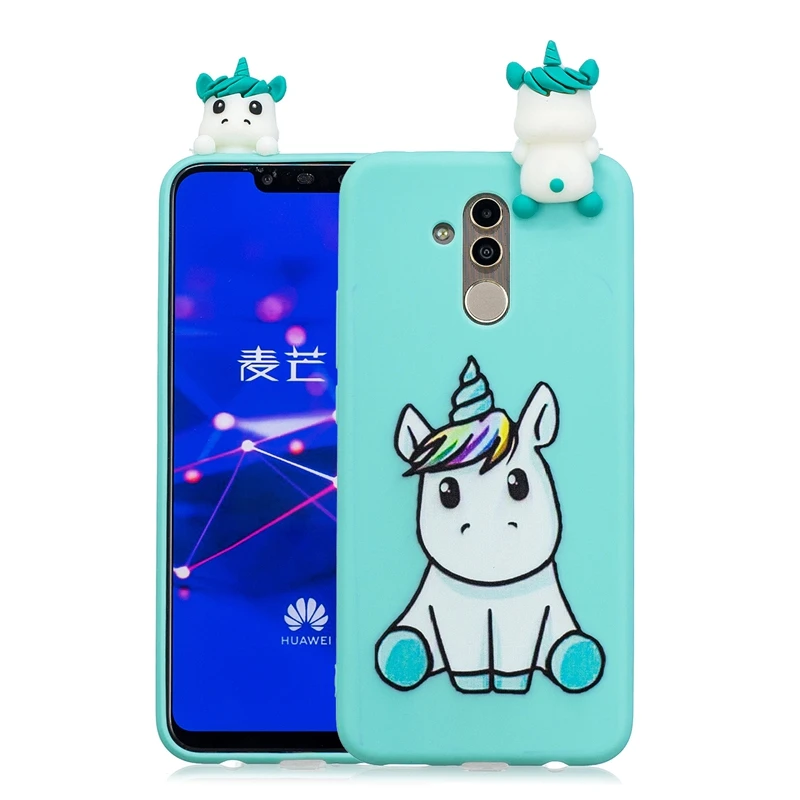 3D чехол для Huawei Mate 20 Lite панда телефон с единорогом Чехлы Hawei |