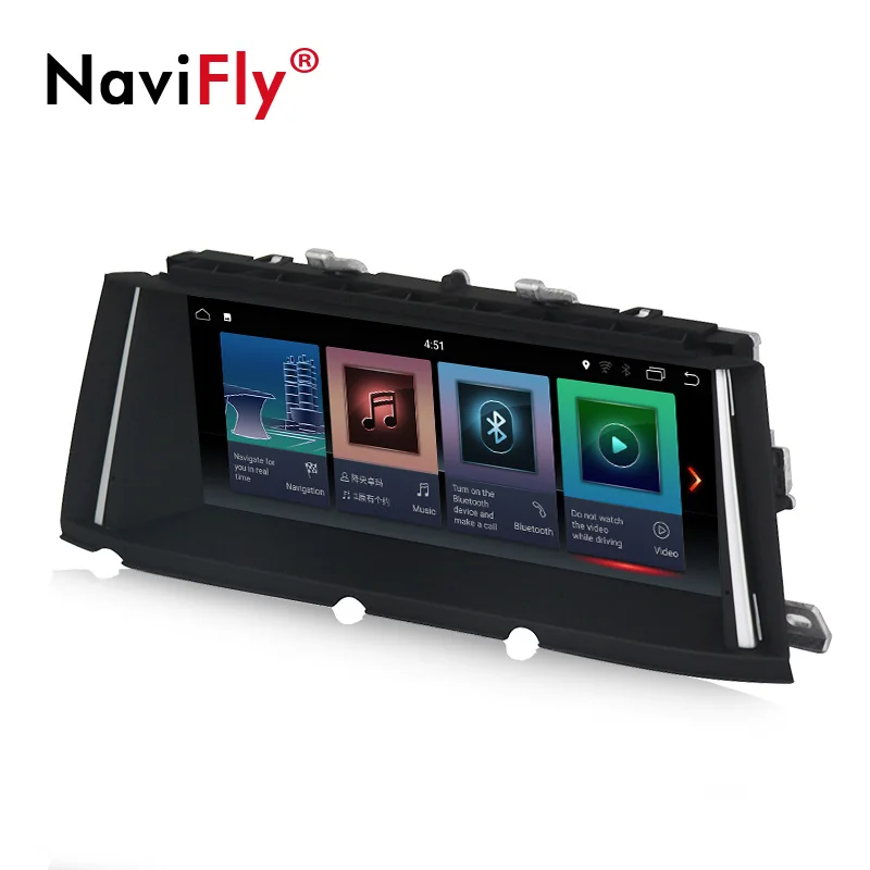NaviFly 6 core Android 8.1 32G ROM car Audio gps navigator for BMW 7 series F01 F02 radio BT wifi 4G OBD2 | Автомобили и