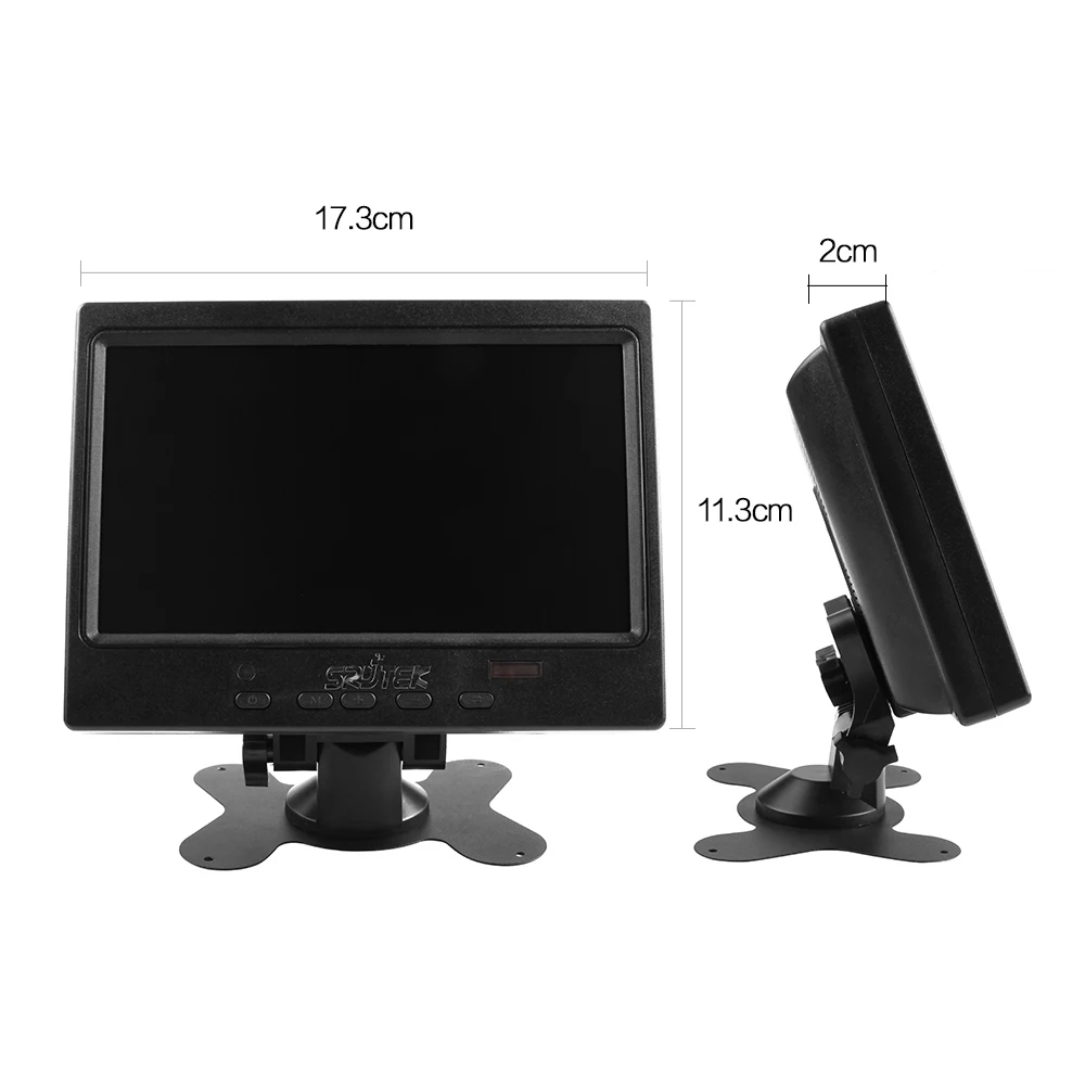 SRJTEK " HD lcd 1024*600 Мини компьютер ТВ дисплей сенсорный экран HDMI ЖК-монитор драйвер платы HDMI VGA Аудио чехол
