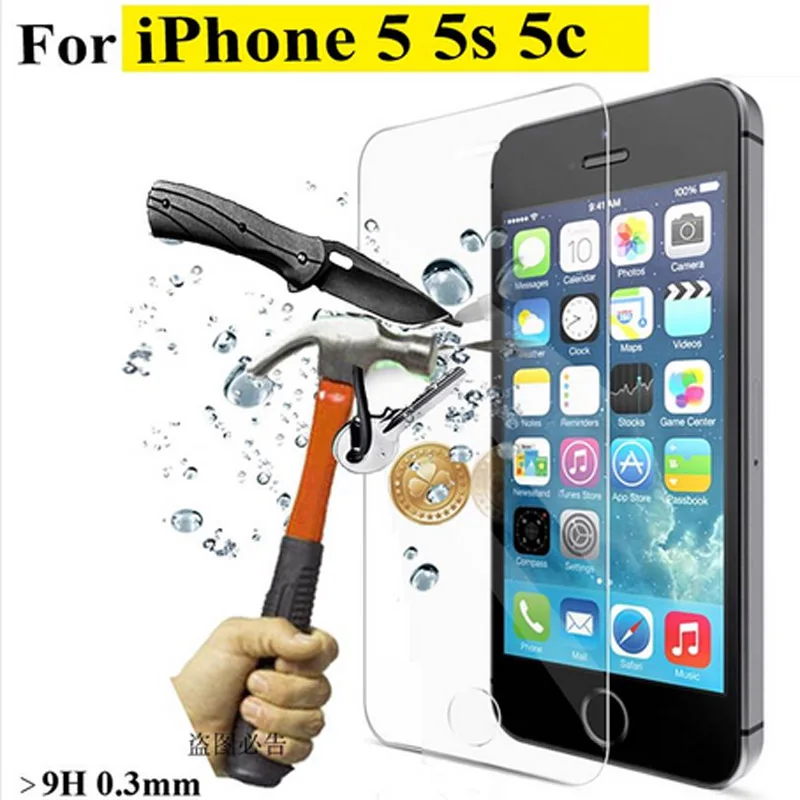 Для iphone 7 закаленное стекло для 4s 5 5s 5c SE 6 6s plus Защитная пленка Передняя крышка +