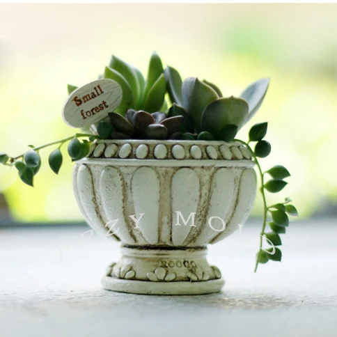 Силиконовая форма для плантатора 3d формы ВАЗ в европейском стиле горшки разные