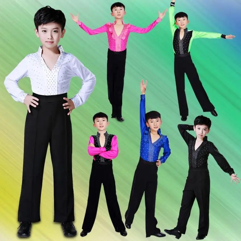 Танцевальные костюмы для мальчиков латиноамериканских танцев|boys latin dance costumes|latin