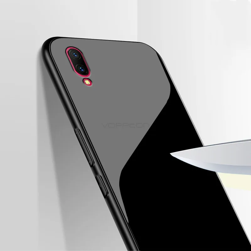 Voppton закаленное Стекло КРЫШКА ДЛЯ VIVO V11 Pro 6 41 дюйма Силиконовые Рамка Твердый