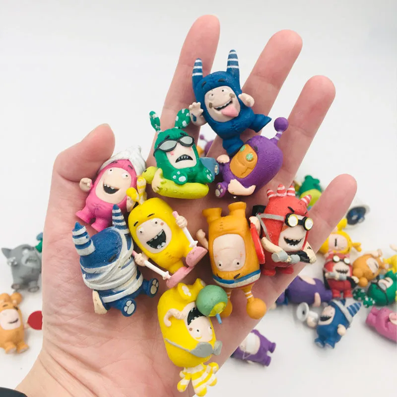 Новое поступление мультяшная дизайнерская кукла Oddbods игрушка от 2 см до 4