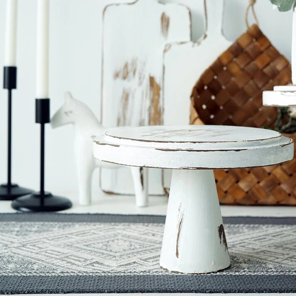 Винтажная деревянная подставка для торта свадебного кексы торты ассорти |