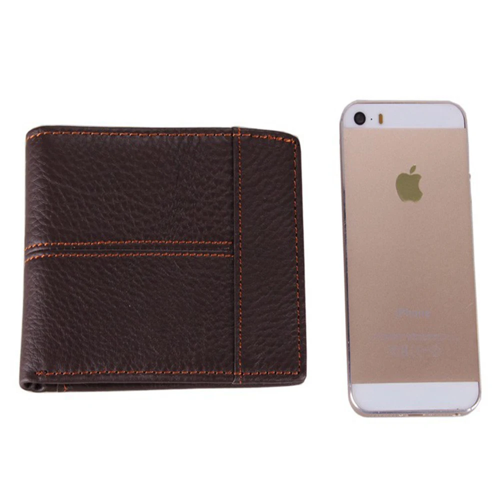 Jisoncase кошельки из натуральной коровьей кожи Bi-fold кошелек Винтаж OL человек высокой