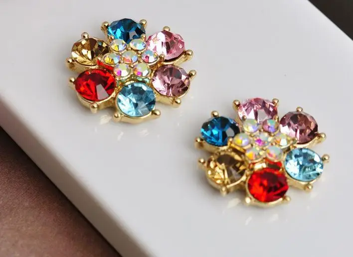 

Titoni buttons 100PCS 23mm metal rhinestone button/pearl buttons wedding embellishment scrapbooking buttons for craft