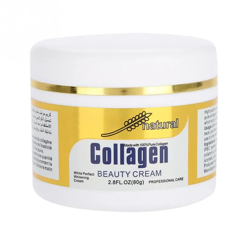 80 г натуральный коллагеновый крем для ухода за кожей лица Отбеливание увлажнение