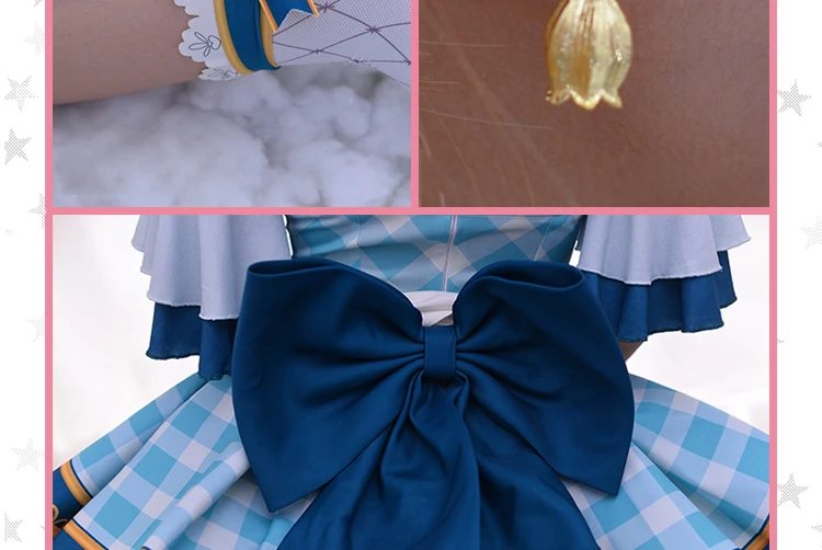 Индивидуальный размер LoveLive цветочный букет аясе Эли женский косплей-костюм платье униформа костюмы для Хэллоуина для женщин аниме одежда