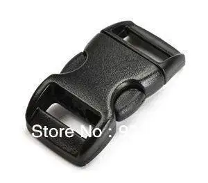 Новое Прибытие 10 Шт./пакет Черный Контурные Сторона Выпуска Пластиковые Пряжки