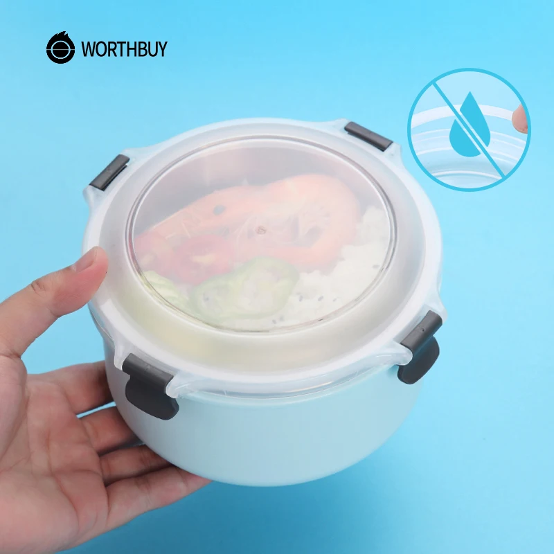 WORTHBUY Japanese Lunch Box For Kids School Food Container 304 Stainless Steel Leakproof Bento With Plastic Shell | Дом и сад