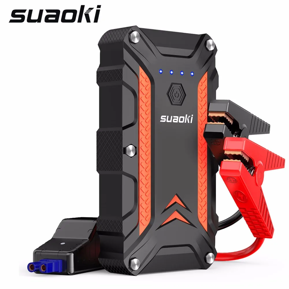 SUAOKI 1000A пик портативный автомобиля пусковые устройства QC 3 0 Тип C до 7.0L газа или 5.0L
