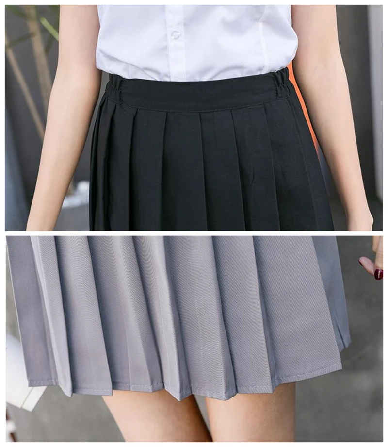 

4 pieces Set Pure Disfraz Sexy School Girl Costume Role Play Young College Cheerleader Schoolgirl Uniform 6 Sizes