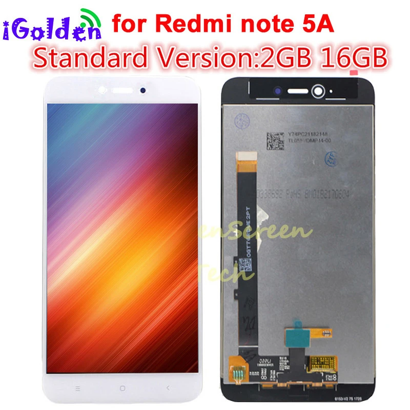 ЖК дисплей для Xiaomi Redmi Note 5A с сенсорным экраном и дигитайзером в сборе + сменная