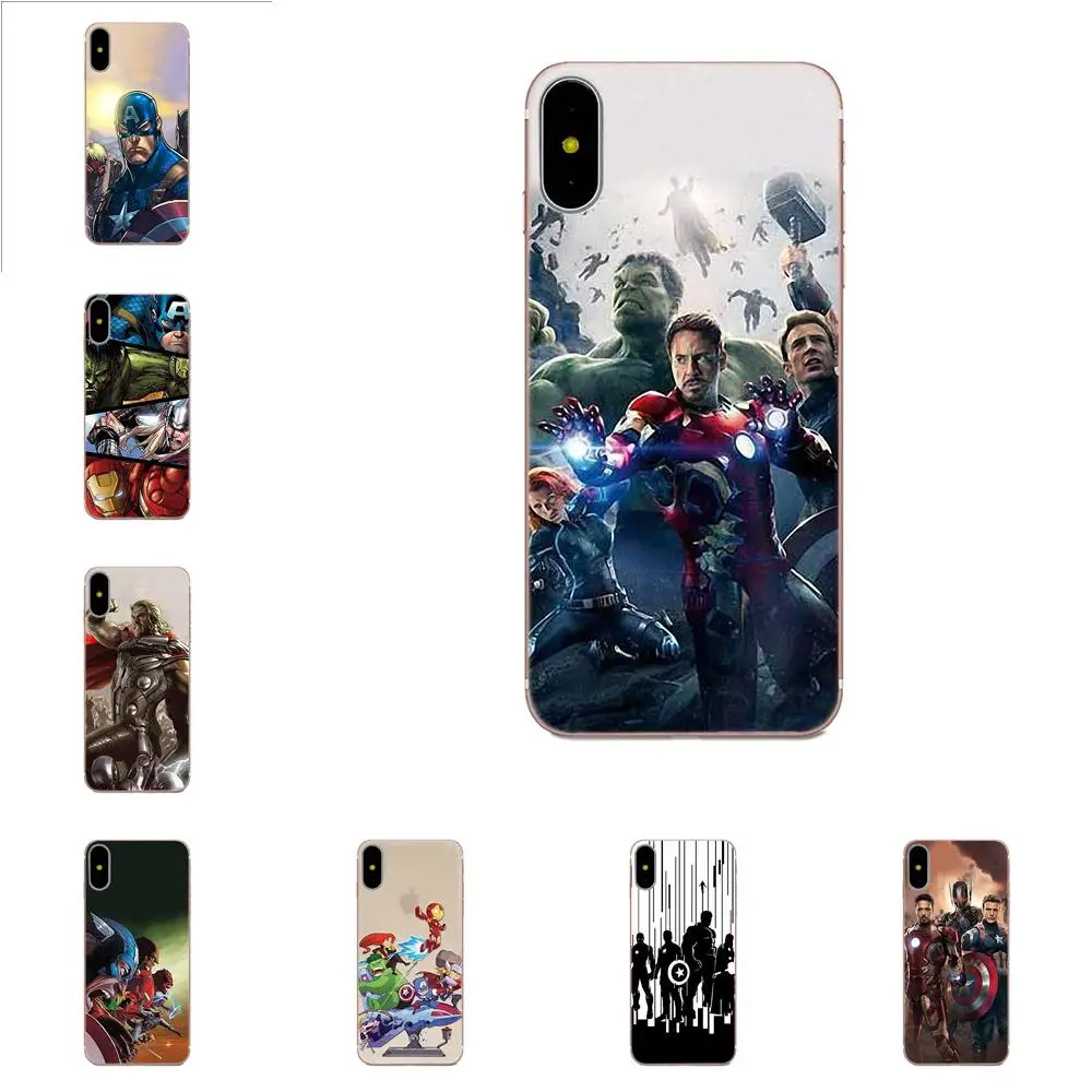 Marvel наклейки &quotМстители&quot для Xiaomi Redmi Note 2 3 3S 4 4A 4X 5 5A 6 6A Pro Plus Мягкий Модный чехол