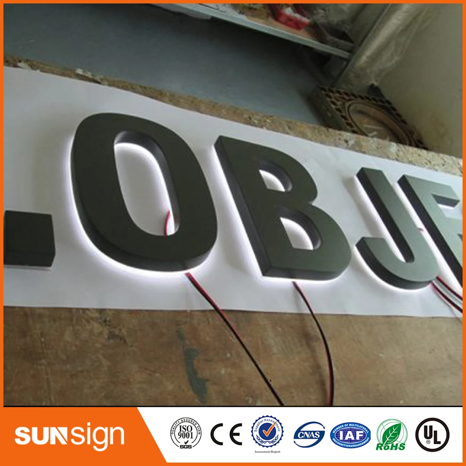 Новый рекламный акриловый светодиодный знак с подсветкой|channel letters sign|letter signbacklit