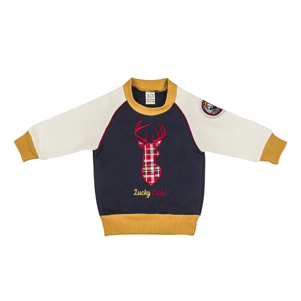 Hoodies &amp Sweatshirts Lucky Child for boys 27-12f Kids Sweatshirt Baby clothing Children clothes Jersey Blouse |