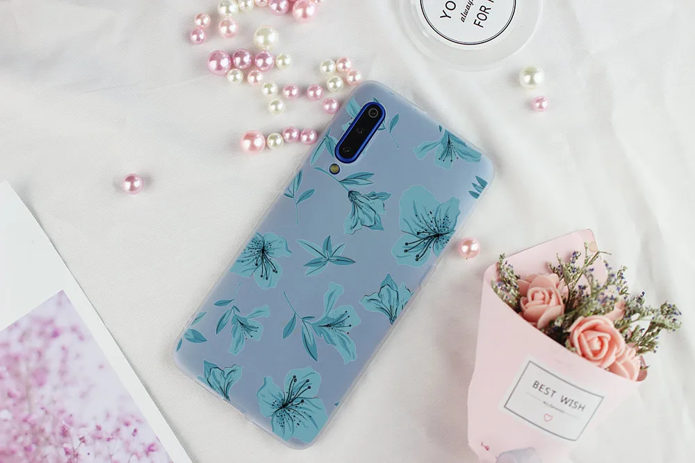 pastel leaves Soft TPU Case For Xiaomi Mi 12 11 Pro Ultra 10 9 8 SE 6X A3 A2 LITE cc9 cc9e Cover | Мобильные телефоны и
