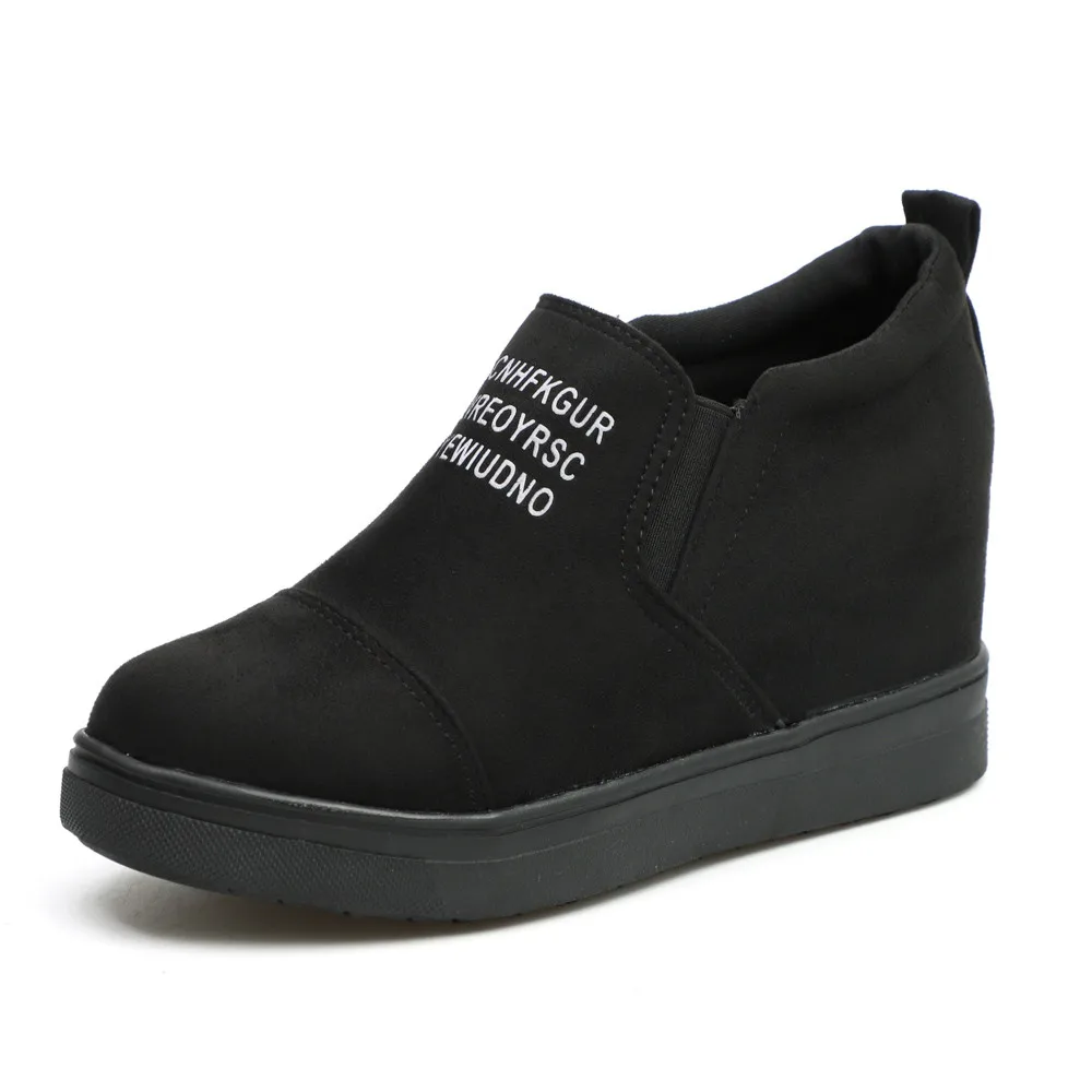 Women's Ladies Fashion Ankle Letter Increasing Wedges Martin Shoes Short Boots winter boots women warm snow#g8