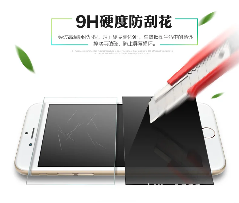 Для Iphone 6 6plus 7 7plus 6s 6splus Защитная пленка для экрана с защитой от царапин закаленная