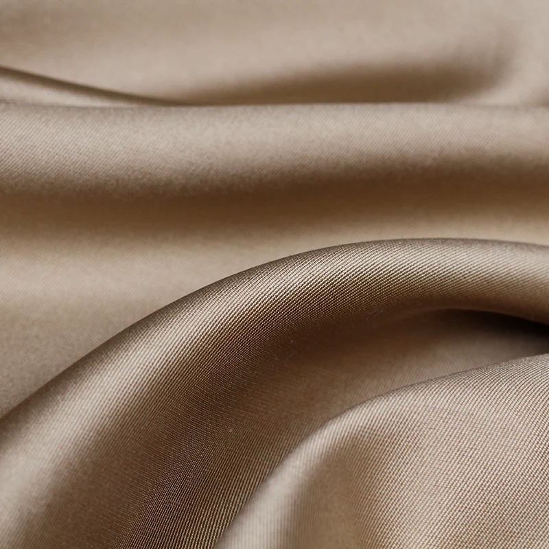 Pearlsilk 38 Momme Сгущает шелк шерсть Скелет светильник загар материалы для одежды весенняя куртка платье DIY Одежда ткани