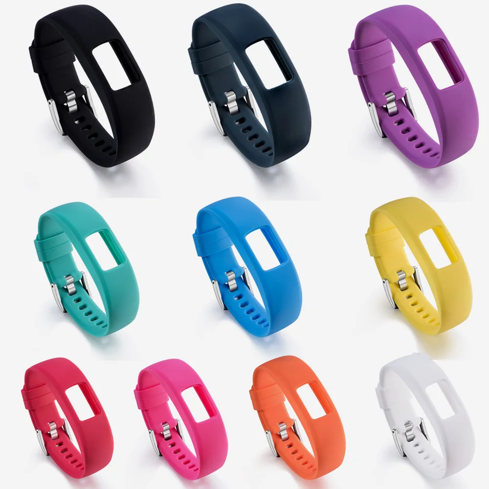 Силиконовый спортивный ремешок на запястье для Garmin Vivofit 4 сменный смарт браслета