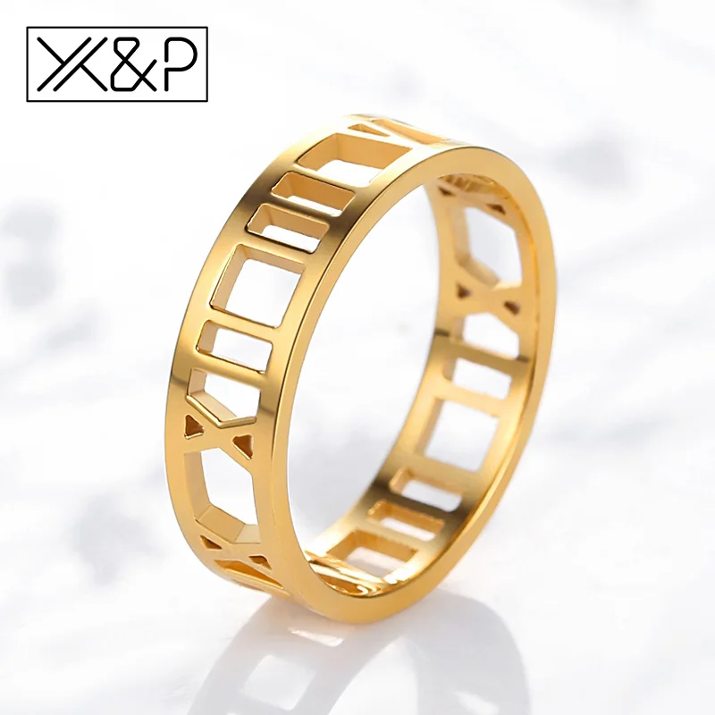 X &amp P модные роскошные парные нержавеющая сталь 316 L Кольца для женщин мужчин и